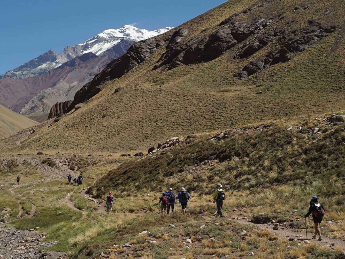 Trekking en fila