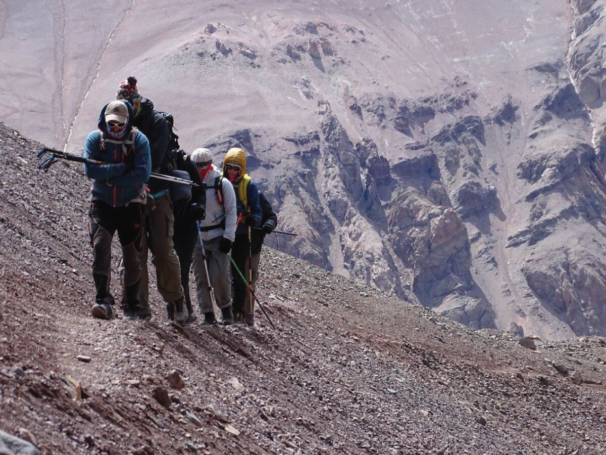 Trekking en fila